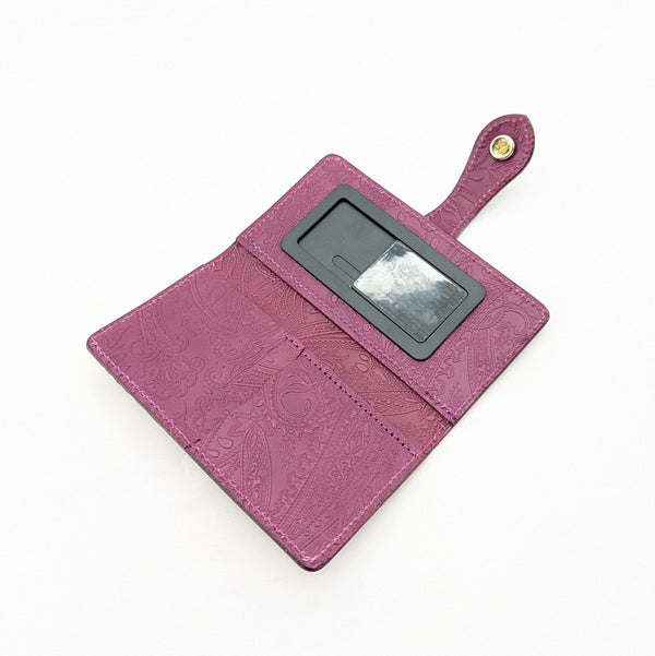 限定 手帳型スマホカバー パイソン(手染め)Mサイズ