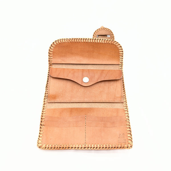 527タイプWステッチサイフ<熟成革>