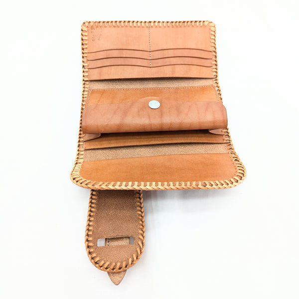 527タイプWステッチサイフ<熟成革>