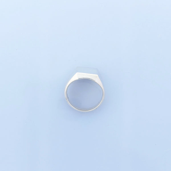 SVリング カレッジタイプ スクエアM silver950