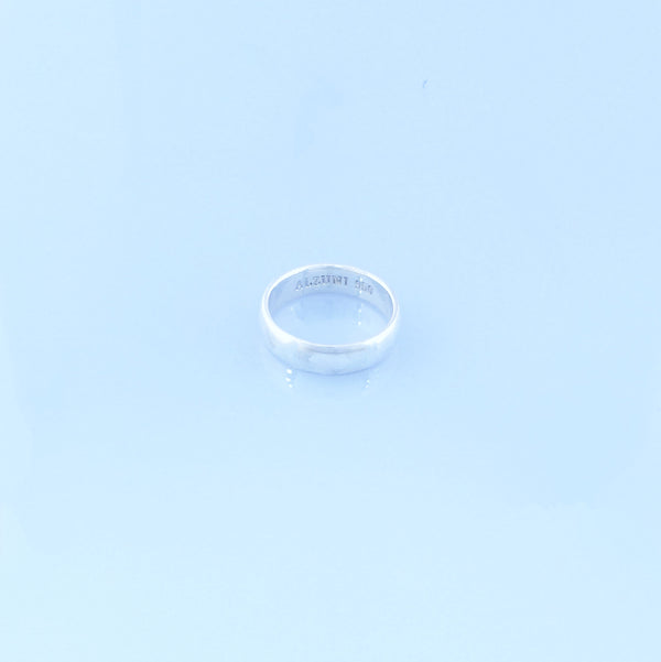 SVリング 甲丸6mm silver950