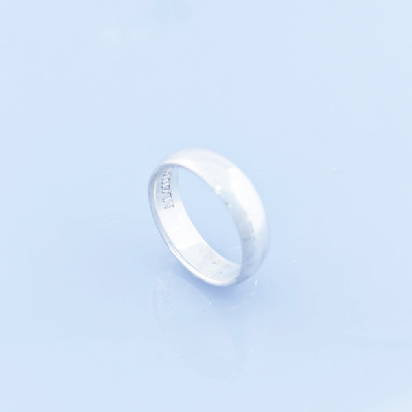 SVリング 甲丸6mm silver950