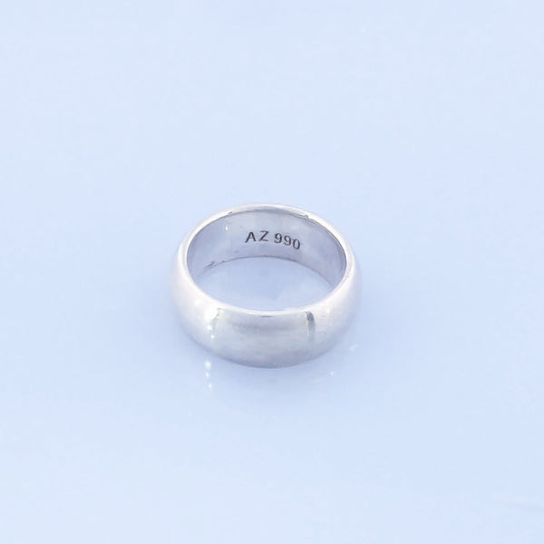 SVリング 甲丸8mm silver950