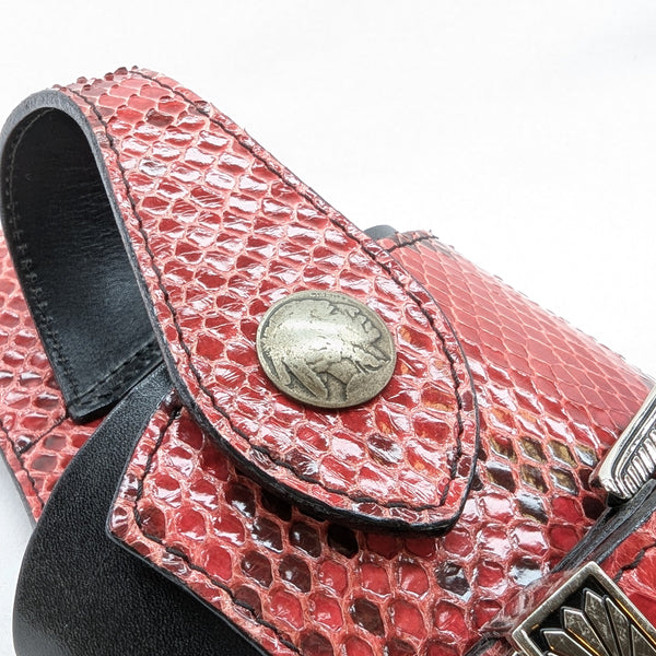 5106 サイフホルダー1 パイソン スマホケース付