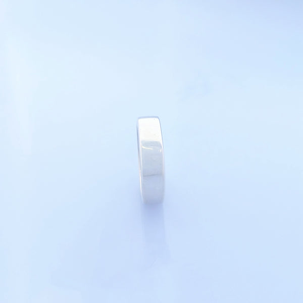 SVリング プレーン平 cz入り silver950