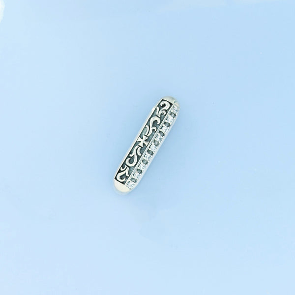 silver サルカン(CZ入り)