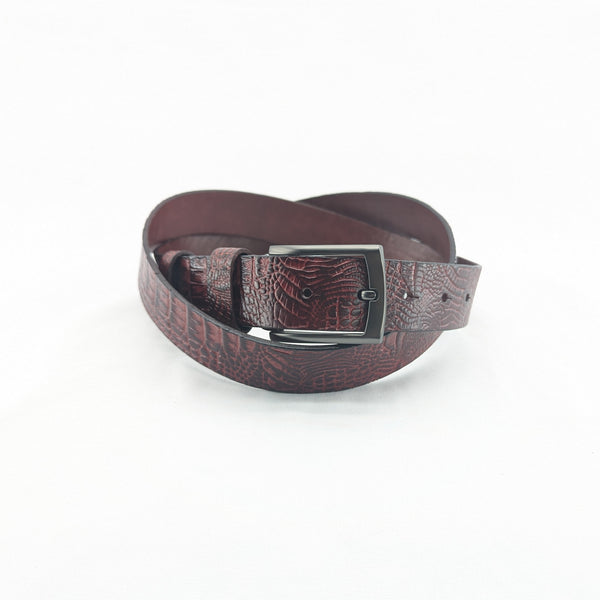 2025model クロコダイル型押しベルト 35mm