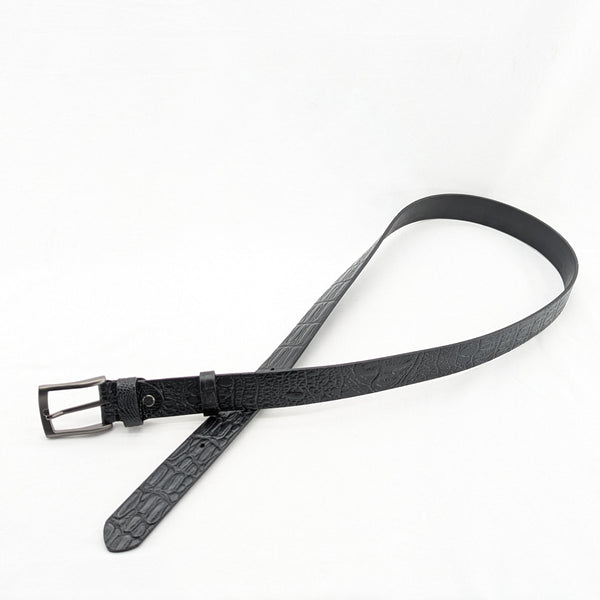 2025model クロコダイル型押しベルト 35mm