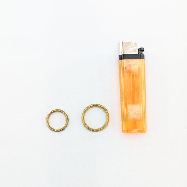 真鍮二重リング