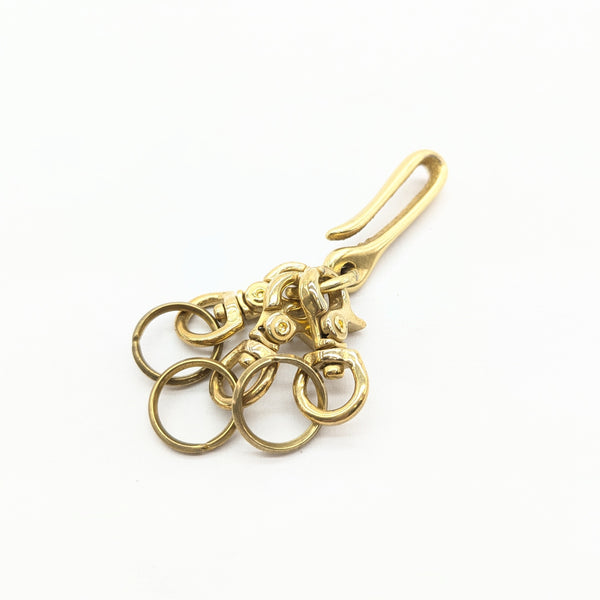 真鍮フックsmallキーフック3連SP