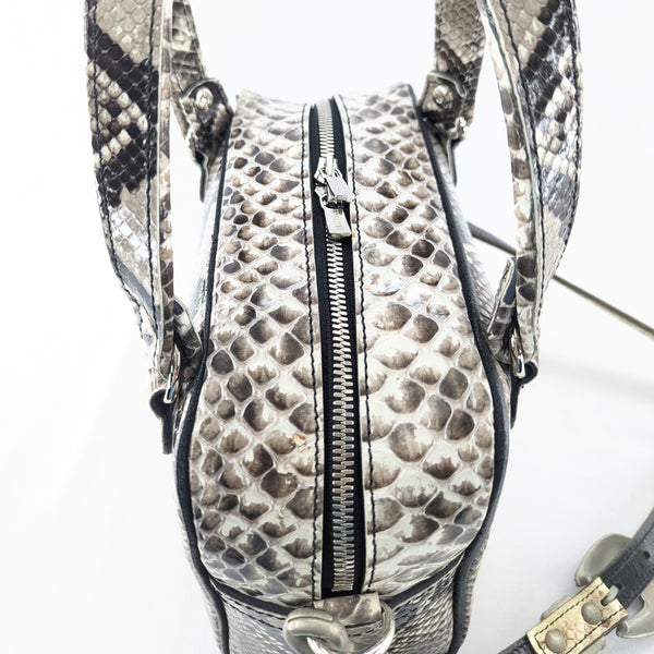 限定ミニボストンバッグ パイソン <熟成革>