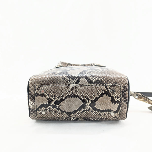 限定ミニボストンバッグ パイソン <熟成革>