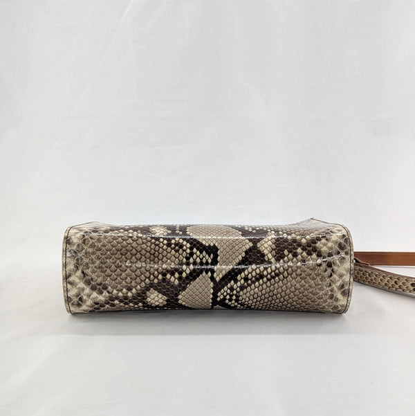 限定ショルダーバッグ パイソン <熟成革>