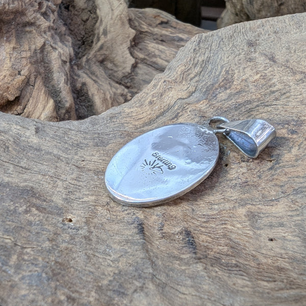 オーバーレイ《bear》 ネックレストップ《Navajo族 Calvin peterson》