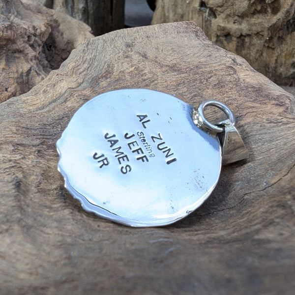 モーニングスターターコイズ ネックレストップ 《Navajo族 Jeff james Jr》