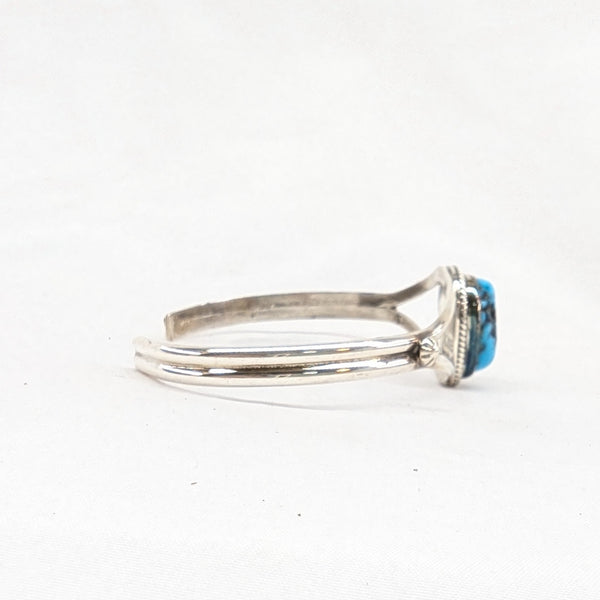 スリーピングビュティターコイズバングル 《Navajo族》ワイヤーワーク