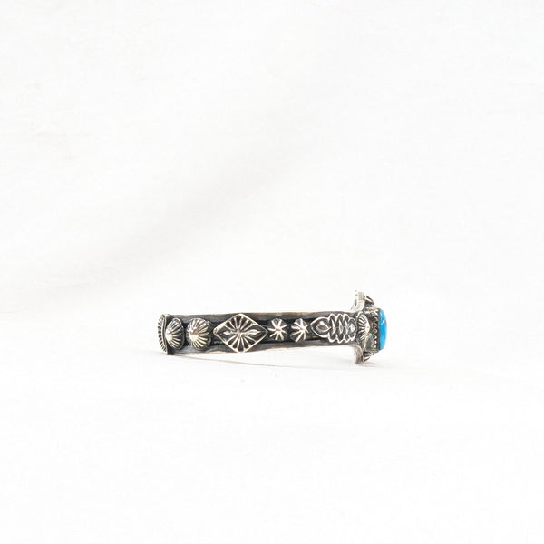 スリーピングビュティ3連ターコイズバングル 《Navajo族》