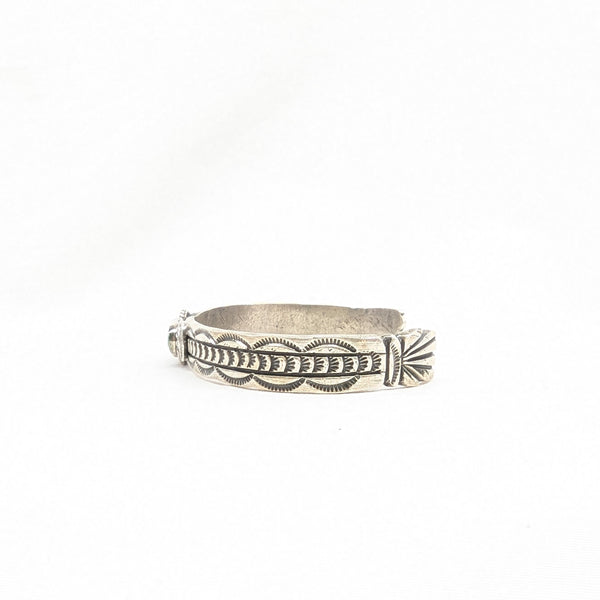 ターコイズバングル 《Navajo族》スタンプワーク