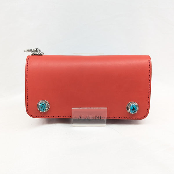 N様限定 トラッカーウォレット 芯通しレッド