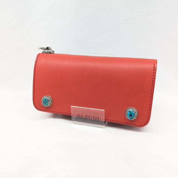 N様限定 トラッカーウォレット 芯通しレッド