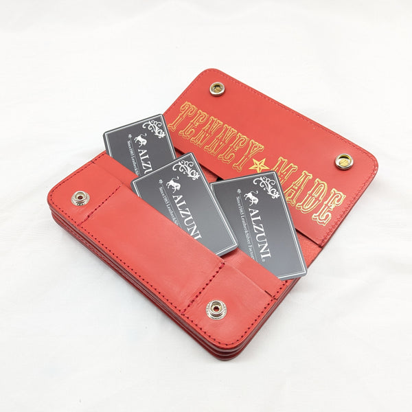 N様限定 トラッカーウォレット 芯通しレッド