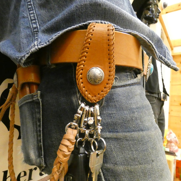 1467タイプ 貼り合わせキーホルダー Wステッチ