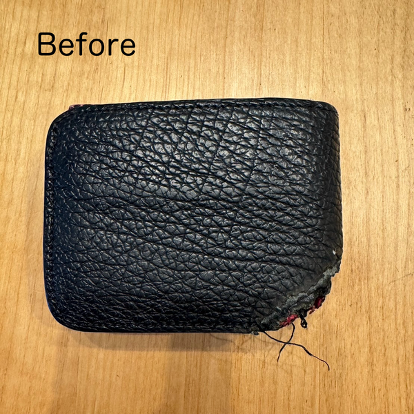 S様限定修理 リペア ショート財布 シャーク×レッドパイソン