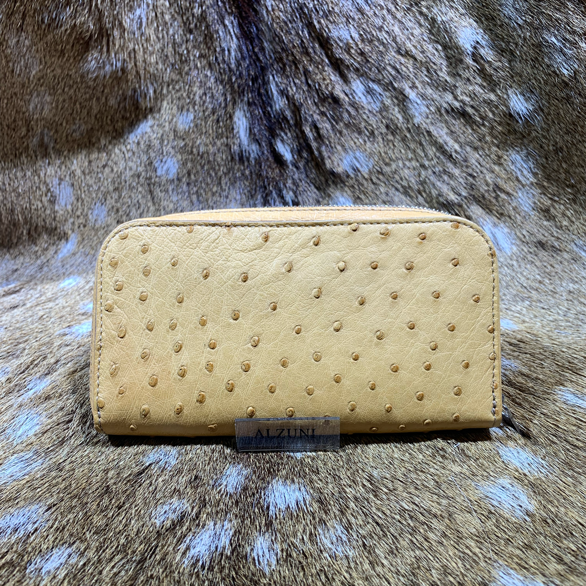 アルズニ　オーストリッチ　長財布 アルズニ Alzuni オーストリッチ コンチョ 長財布 バイカーズ