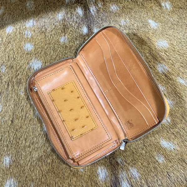 フルラウンドファスナー財布 フルオーストリッチリボン