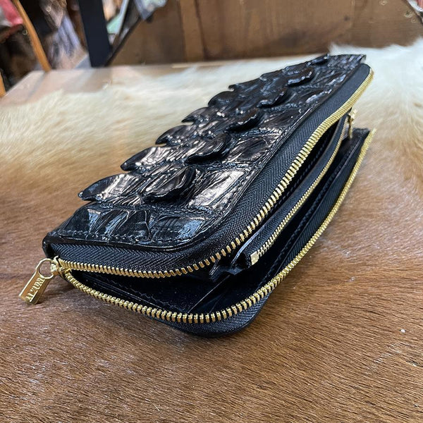 限定キャストコイン スリム財布 クロコダイル