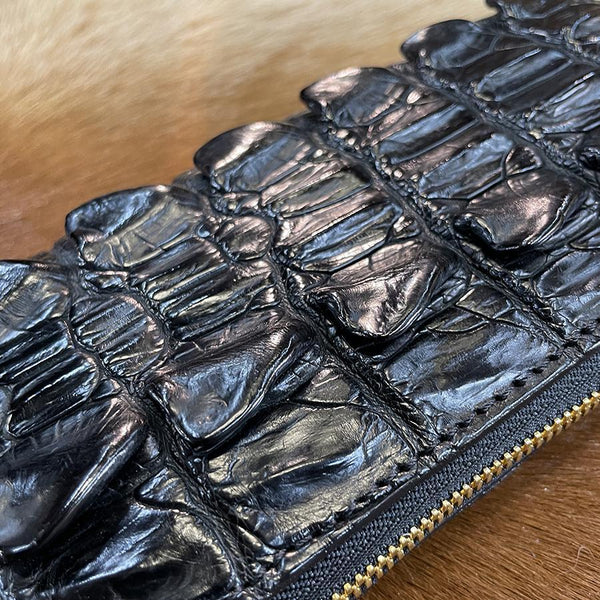 限定キャストコイン スリム財布 クロコダイル