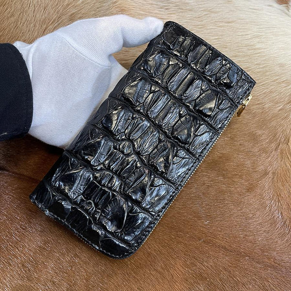 限定キャストコイン スリム財布 クロコダイル