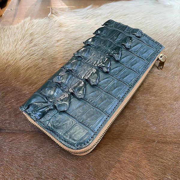 限定キャストコイン スリム財布 クロコダイル