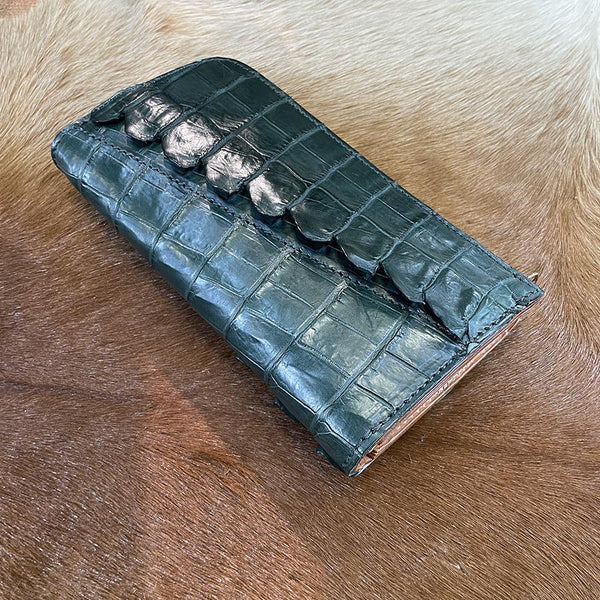 限定キャストコイン スリム財布 クロコダイル