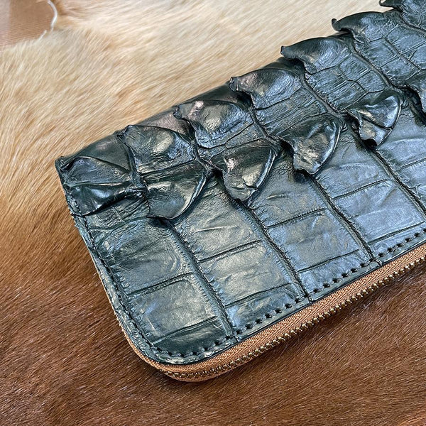 限定キャストコイン スリム財布 クロコダイル
