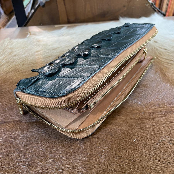 限定キャストコイン スリム財布 クロコダイル