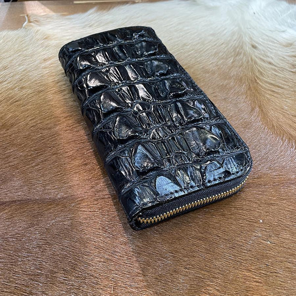 限定キャストコイン スリム財布 クロコダイル