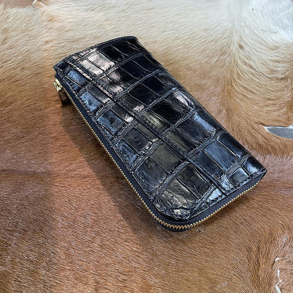 限定キャストコイン スリム財布 クロコダイル