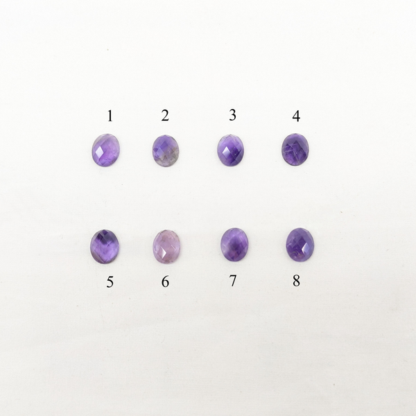 印台コンチョ カットアメジスト8x10