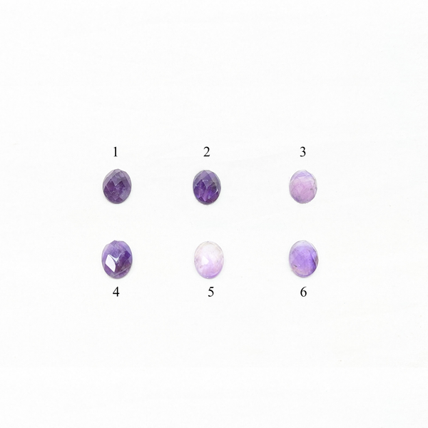 印台コンチョ カットアメジスト12x16