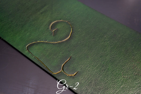 焼印トラッカーウォレット ミドル グリーン 【限定品】