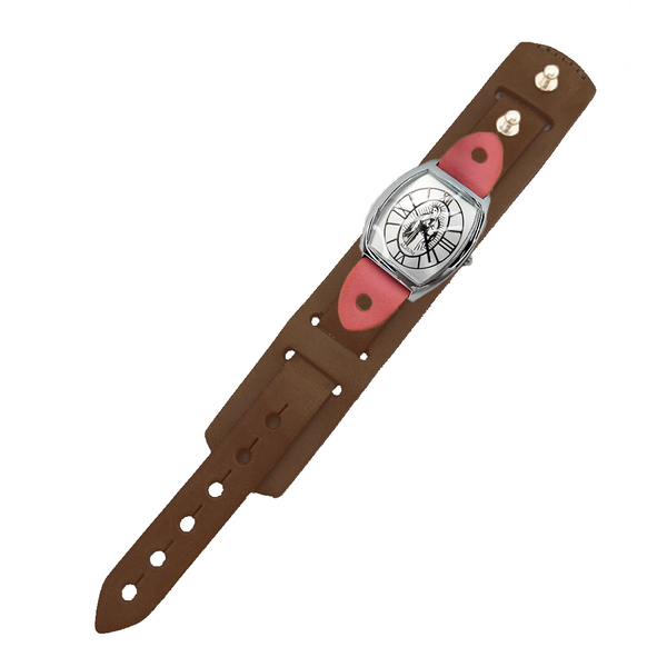 オリジナルリストウォッチ ブラウン×マリア(wh)