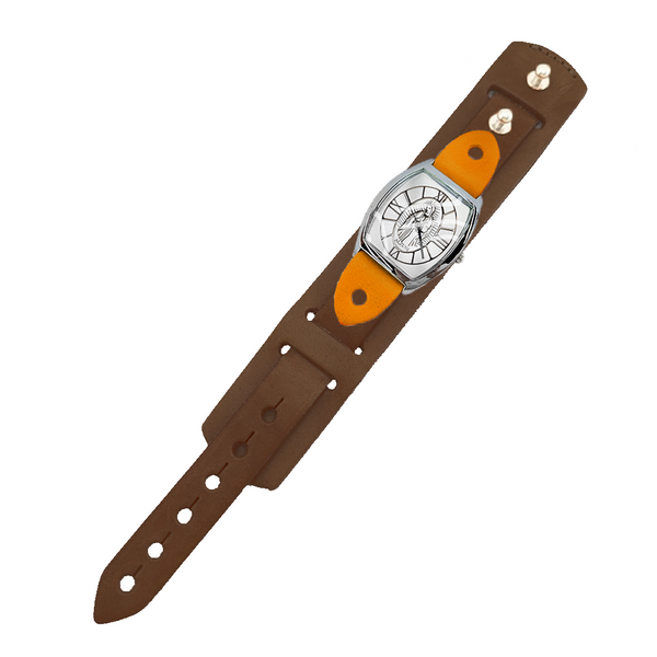 オリジナルリストウォッチ ブラウン×マリア(wh)