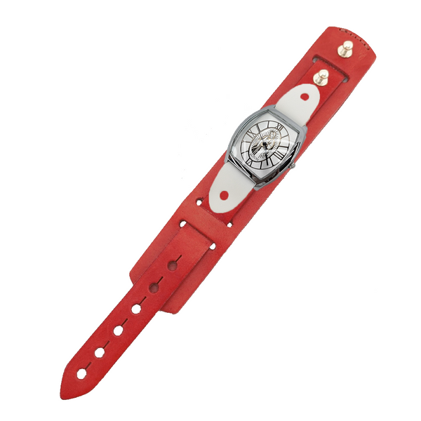 オリジナルリストウォッチ レッド×マリア(wh)