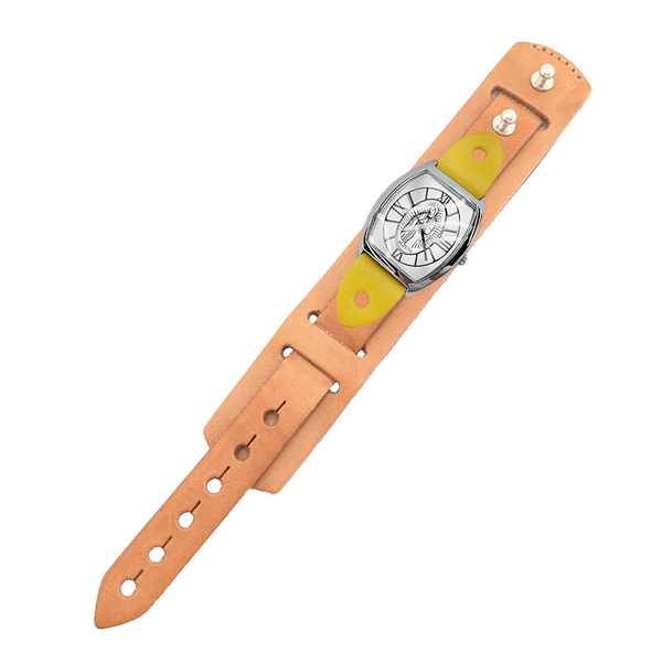 オリジナルリストウォッチ ヌメ色(サドル)×マリア(wh)