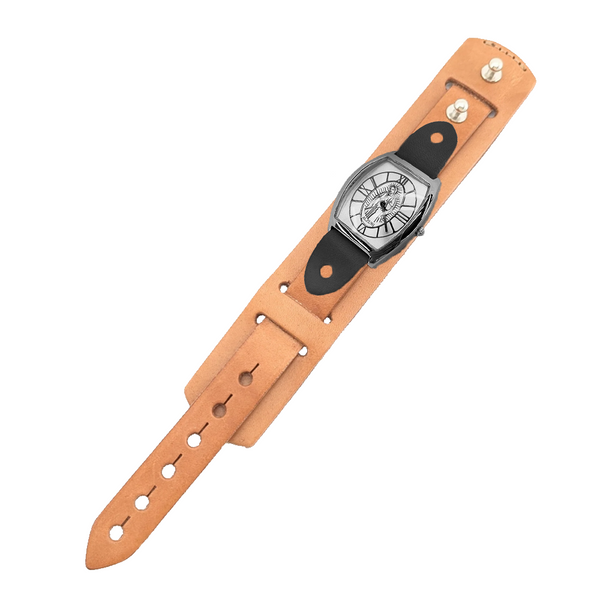 オリジナルリストウォッチ ヌメ色(サドル)×マリア(wh)