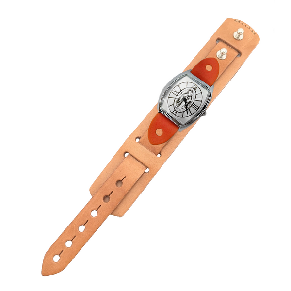 オリジナルリストウォッチ ヌメ色(サドル)×マリア(wh)