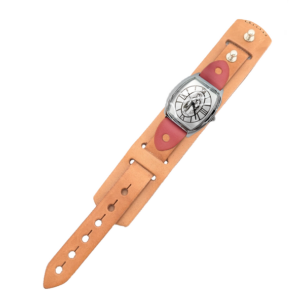 オリジナルリストウォッチ ヌメ色(サドル)×マリア(wh)