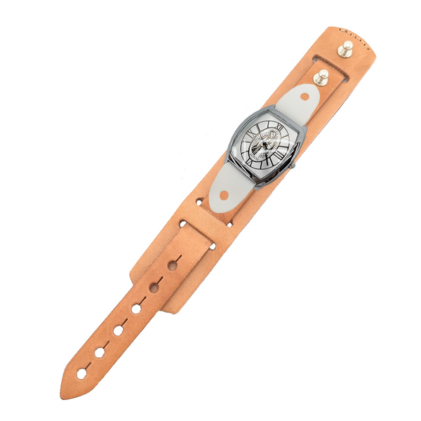 オリジナルリストウォッチ ヌメ色(サドル)×マリア(wh)