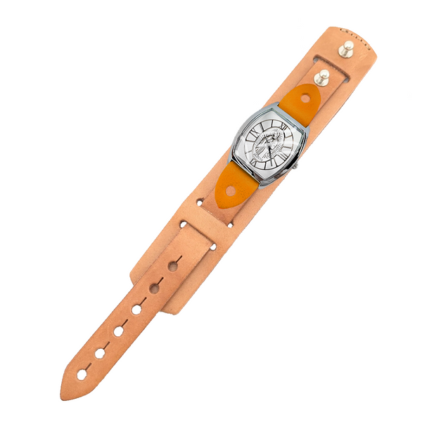 オリジナルリストウォッチ ヌメ色(サドル)×マリア(wh)